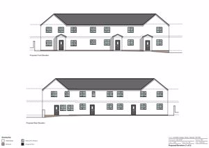 Proposed Front & Rear Elevations